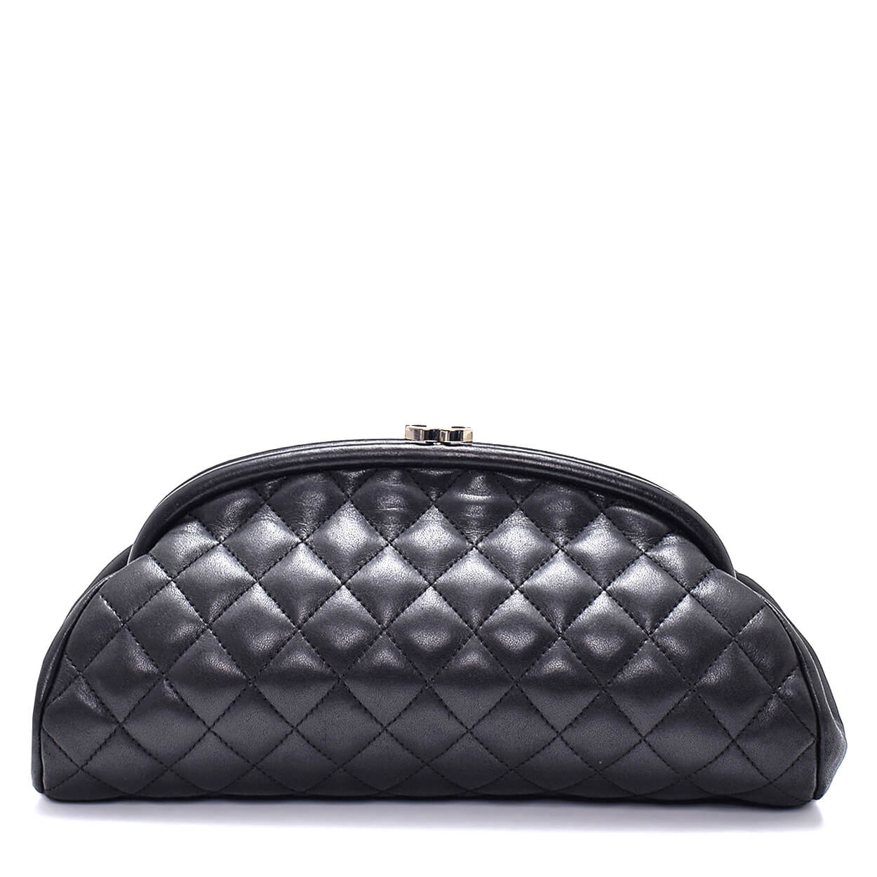 Chanel - Black Quilted Leather Timeless CC Clutch